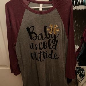 Graphic baseball T-shirt